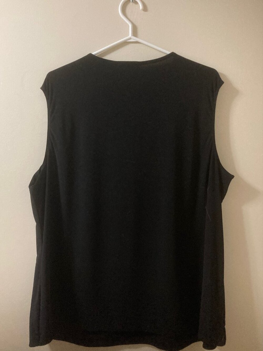 LAURA BLACK CLASSIC RELAXED FIT TANK TOP, 3X, WITH TAGS - Picture 5 of 5